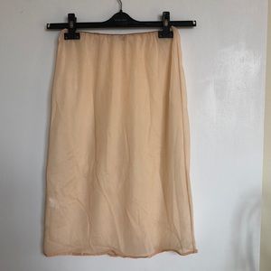 Miu Miu sequined nude colored slip, size 36/l